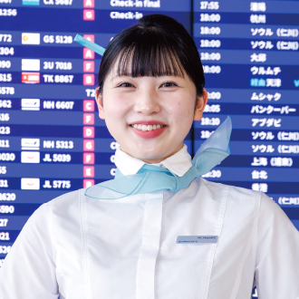 就職先 関西国際空港 グランドスタッフ 韓進インターナショナルジャパン 大阪外語専門学校、グランドスタッフ専攻